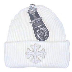 New Chrome Hearts White Beanie Winter Hat